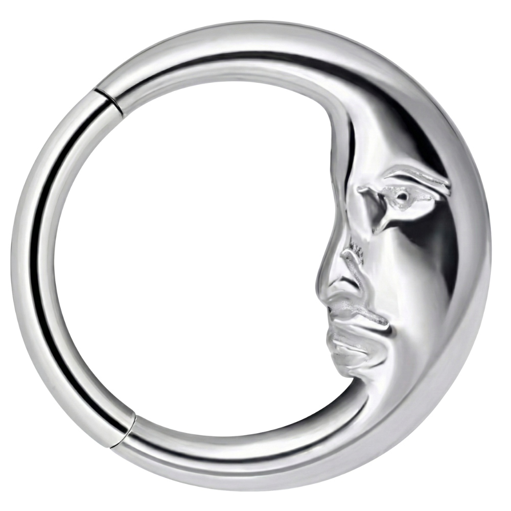 Titanium Segmented Clicker - Crescent