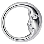 Titanium Segmented Clicker - Crescent