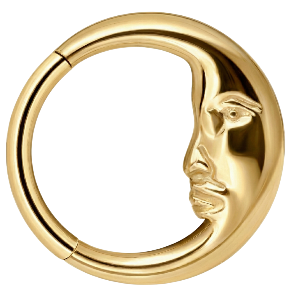 Titanium Segmented Clicker - Crescent