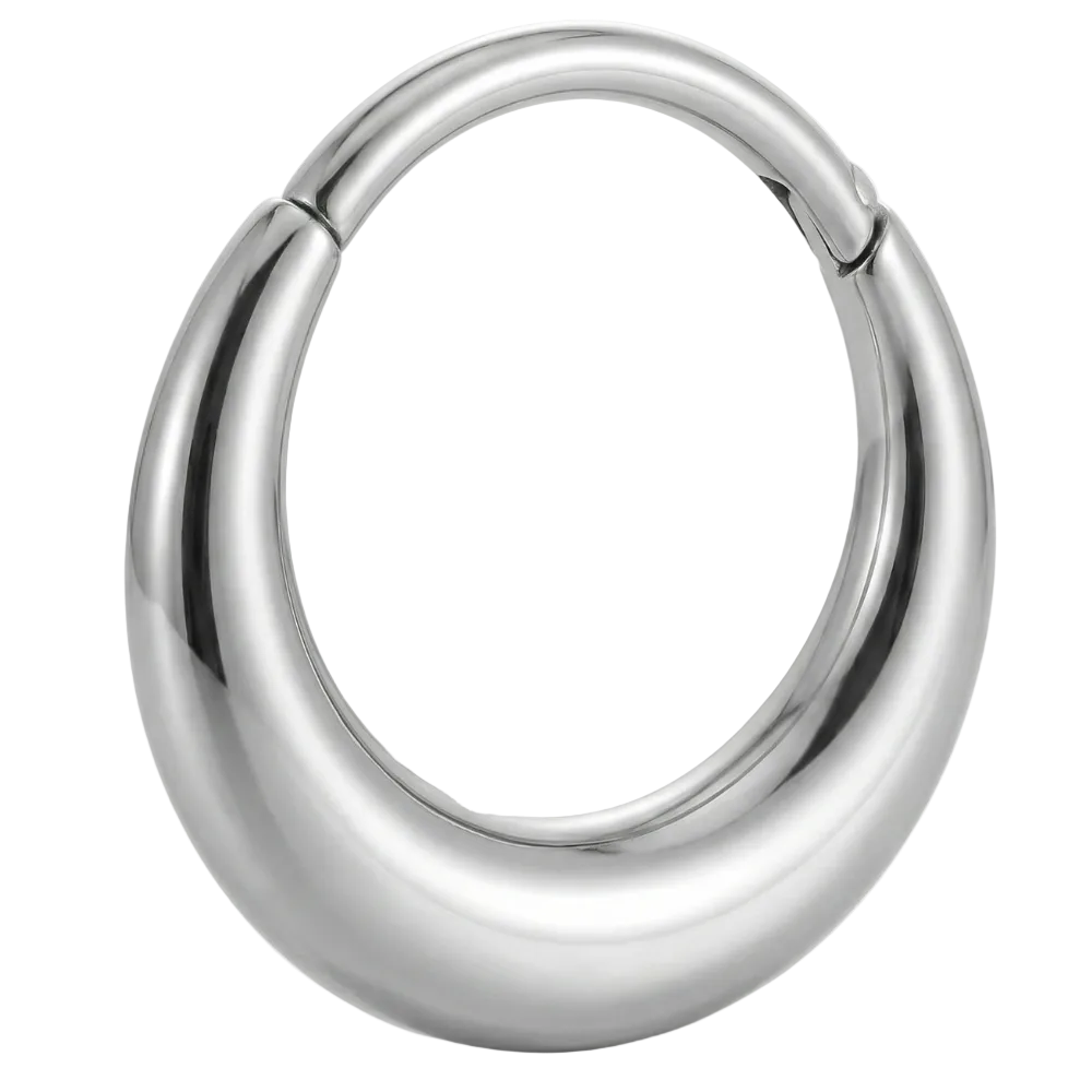 Titanium Segmented Clicker Thick - Circle