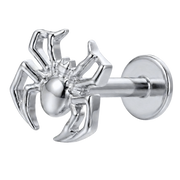 Titanium Decorative Labret - Spider