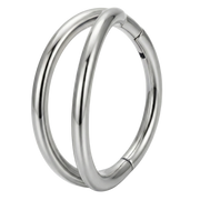 Titanium Double Segment Clicker - Circle