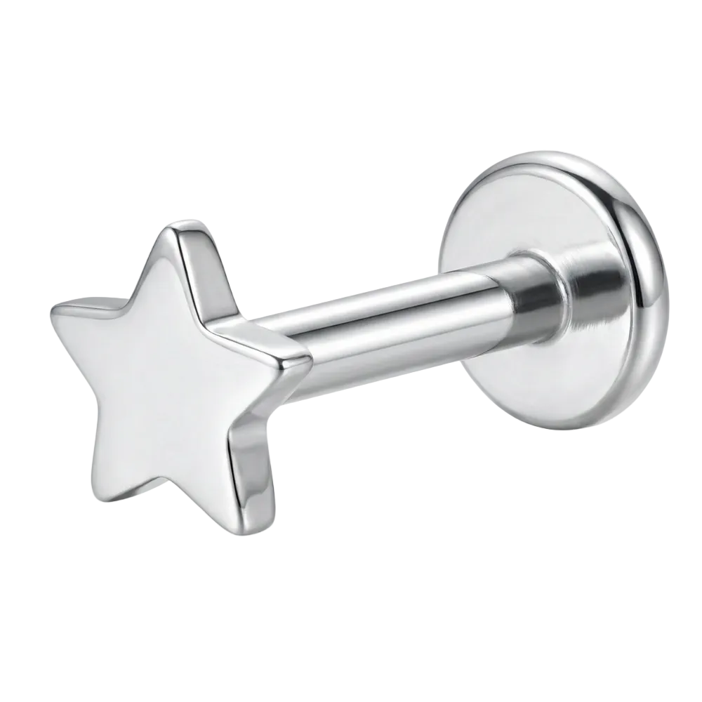 Labret Titane - Etoile