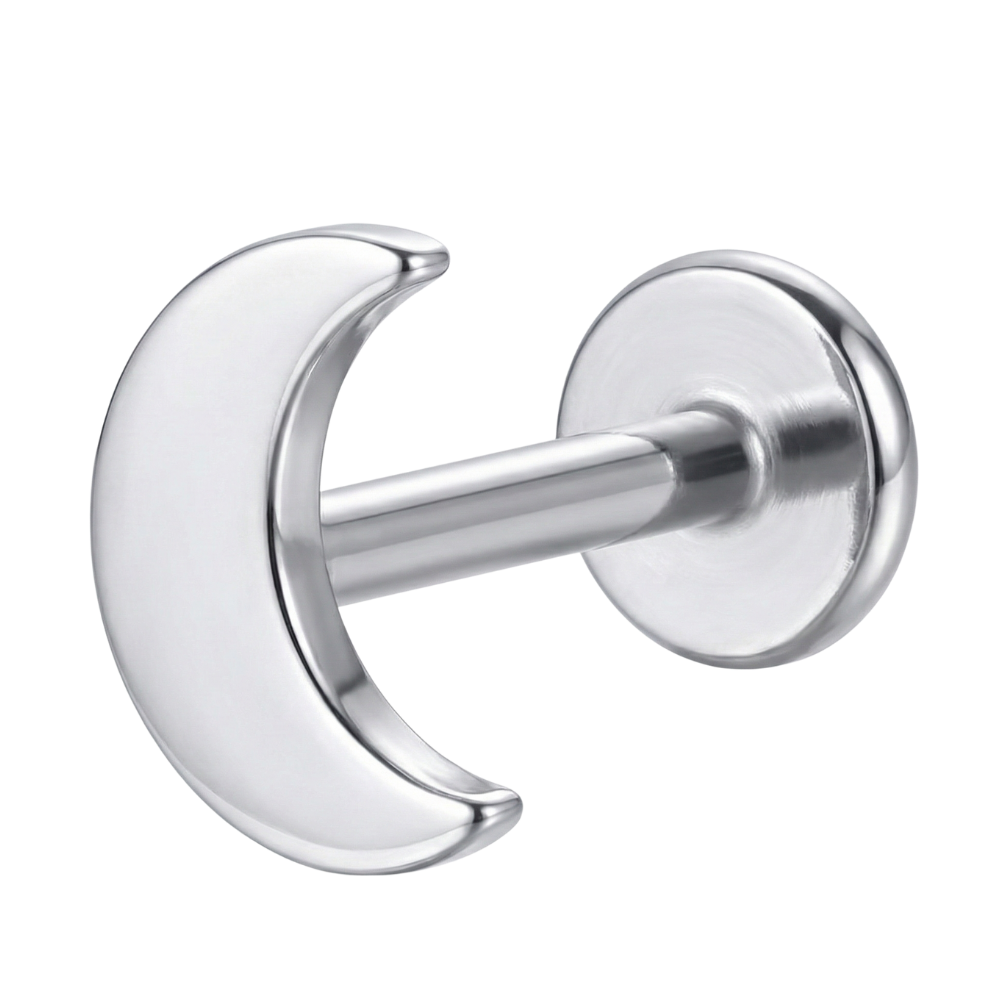 Titanium Labret - Moon