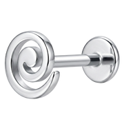 Labret Décoratif Titane - Spirale