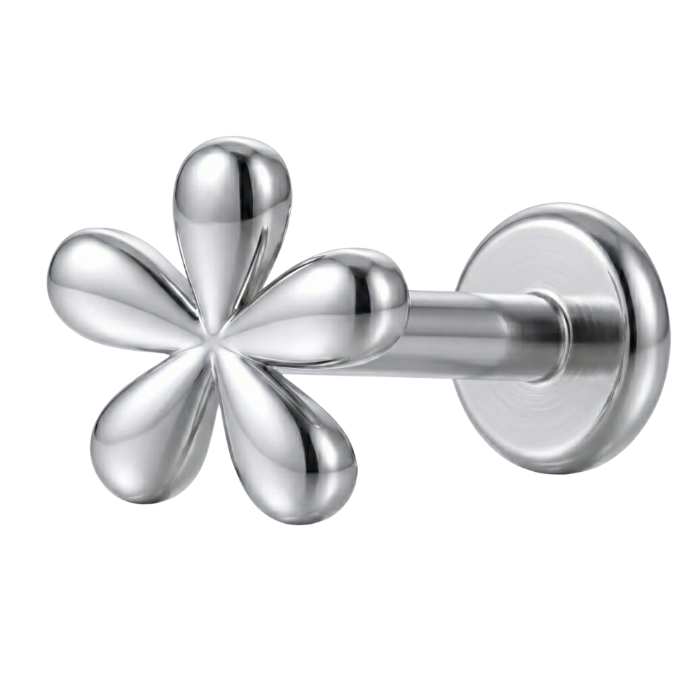 Titanium Decorative Labret - Balloon Flower