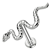 Labret Décoratif Titane - Serpent