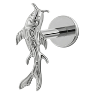 Labret Décoratif Titane - Poisson