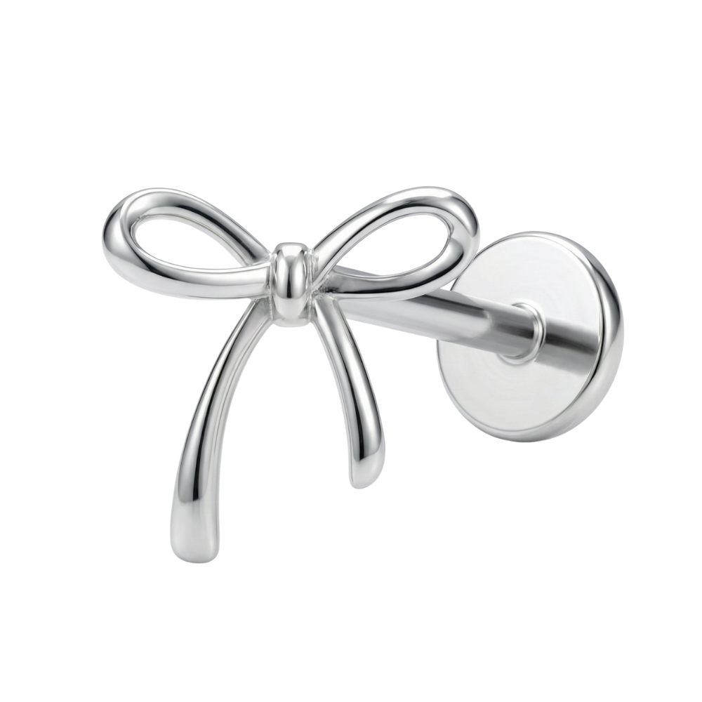 Labret Décoratif Titane - Noeud