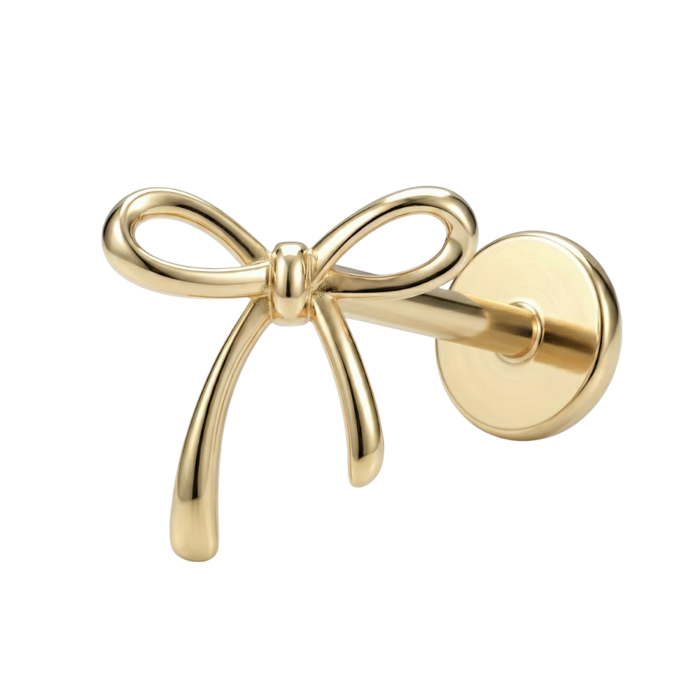 Labret Décoratif Titane - Noeud