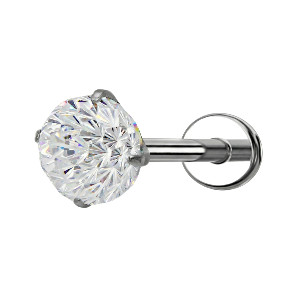 Titanium Decorative Labret - Diamond