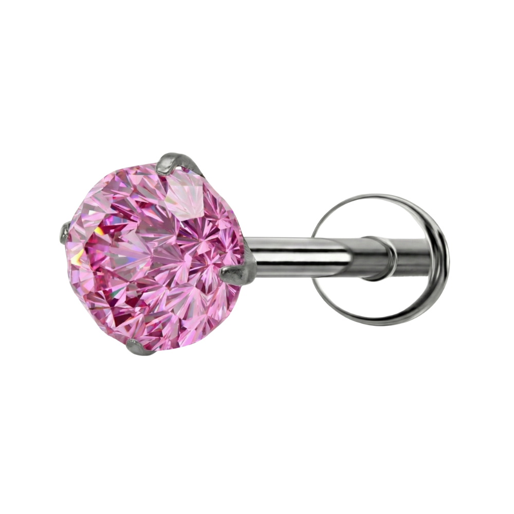 Titanium Decorative Labret - Diamond