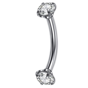 Banane Décorative Titane - Strass