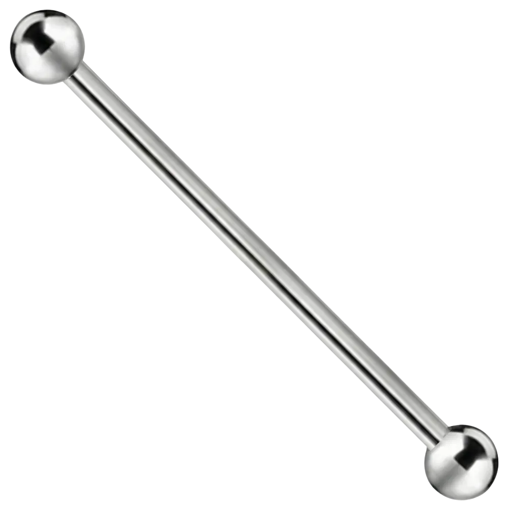Titanium Ball Barbell - Internally Threaded