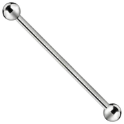 Titanium Ball Barbell - Externally Threaded