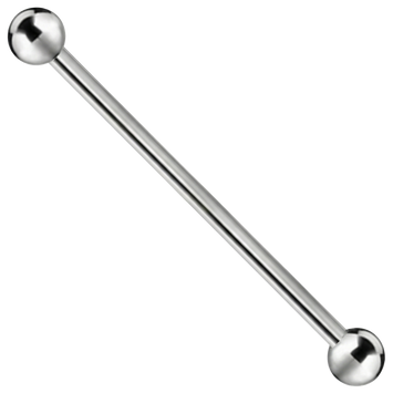 Titanium Ball Barbell - Externally Threaded