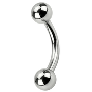 Titanium Banana with Balls - Internally Threaded