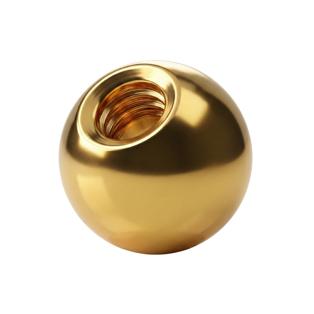 Titanium Nut - Ball with Internal Thread
