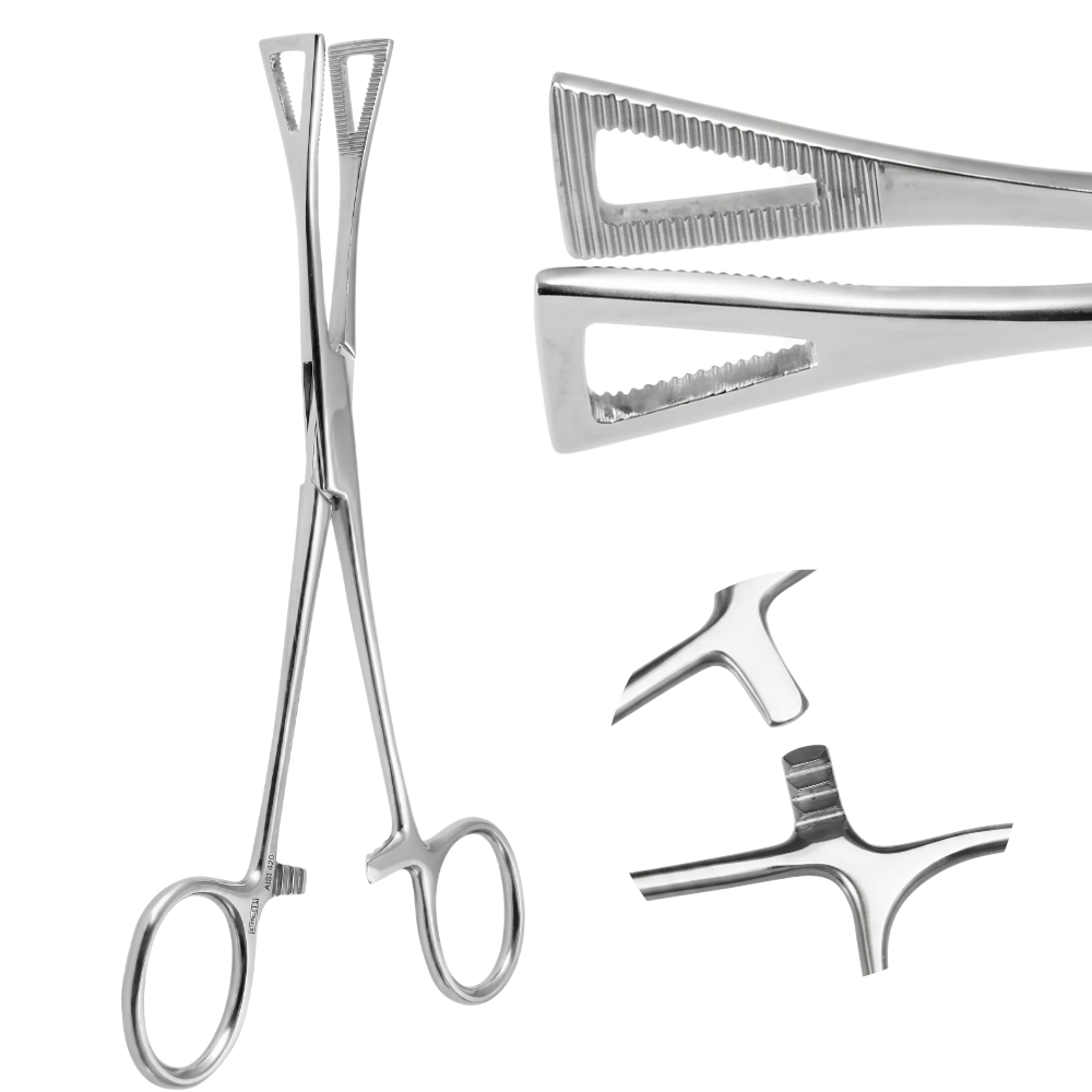 Piercing pliers - Triangle, Closed, 0.7 cm