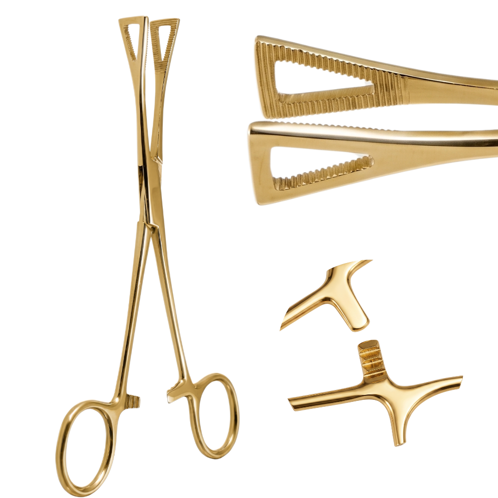 Piercing pliers - Triangle, Closed, 0.7 cm