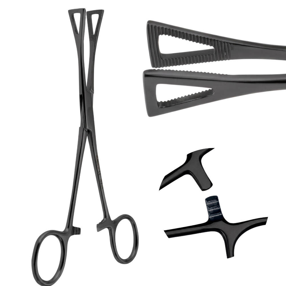 Piercing pliers - Triangle, Closed, 0.7 cm
