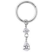 Clicker de segment avec double pendentif
