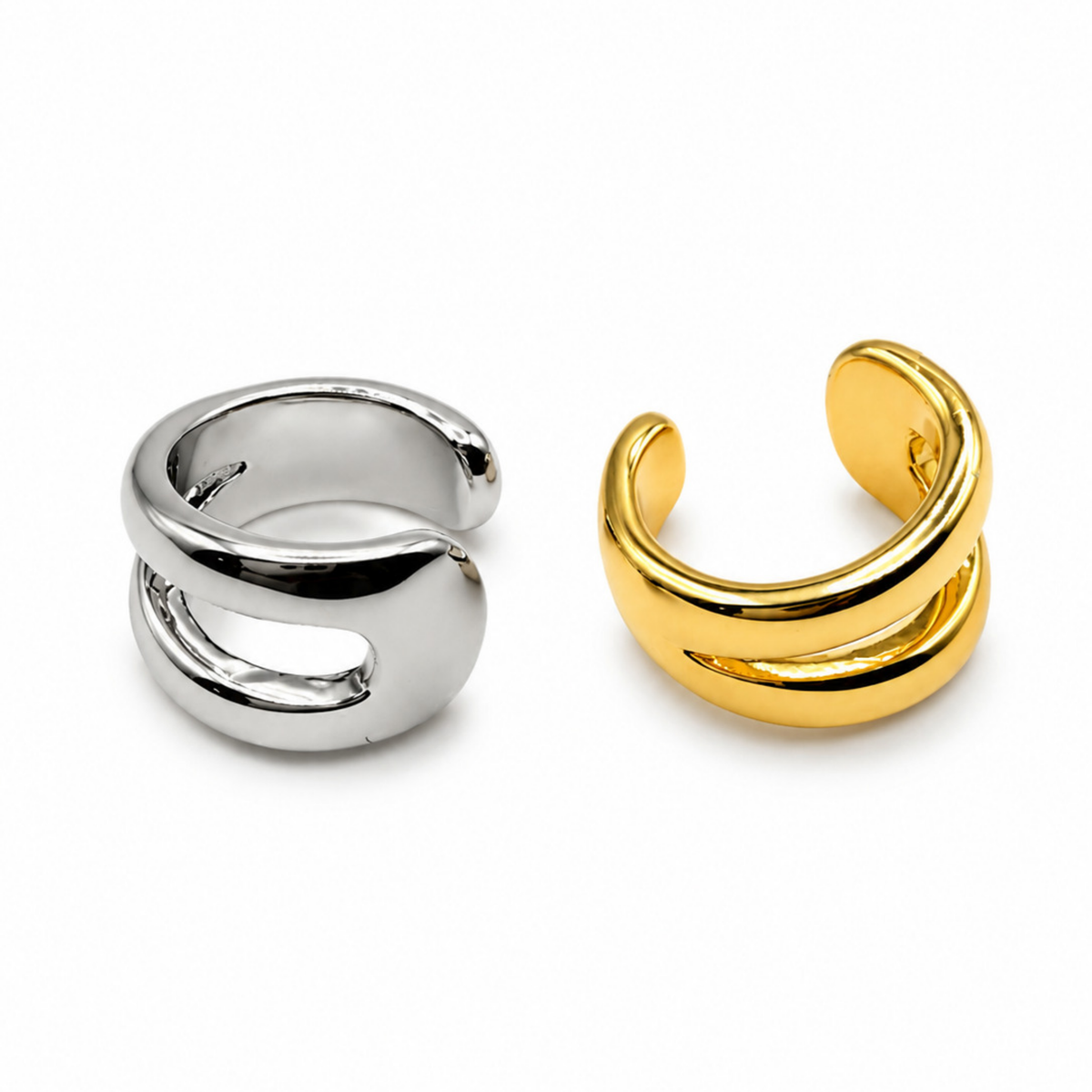Nausznica Gładka z Wycięciem - Ear Cuff