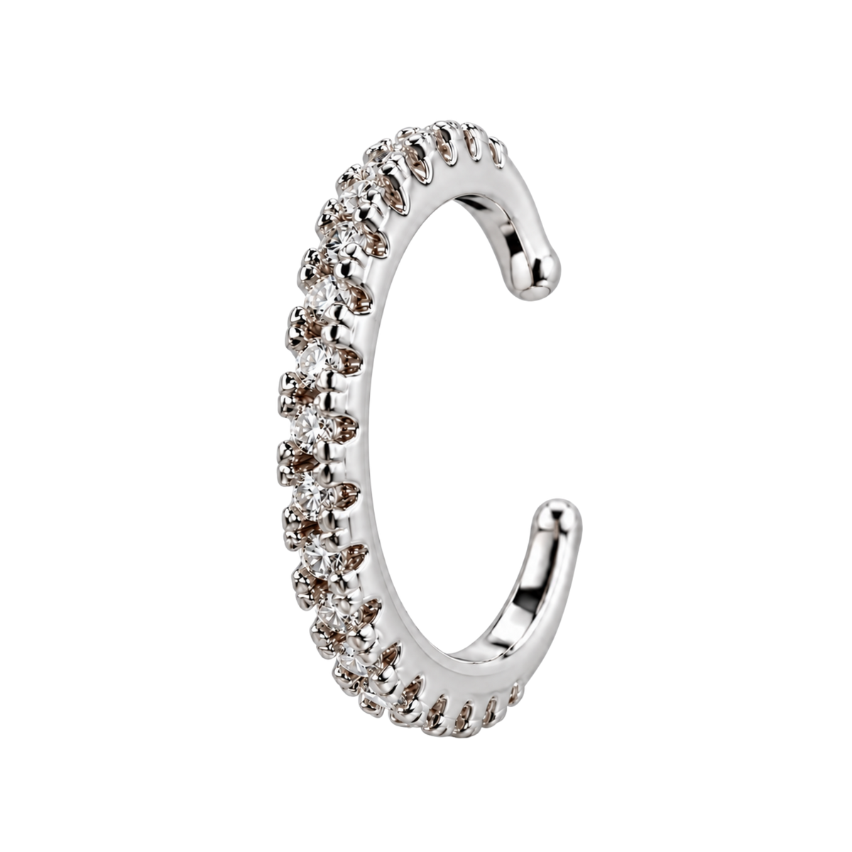 Nausznica z Rzędem Cyrkonii - Ear Cuff