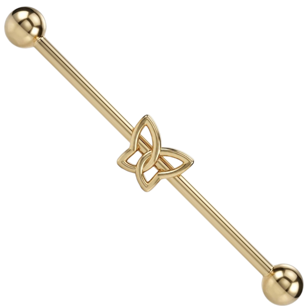 Stalowa Sztanga Ozdobna  - Motyl