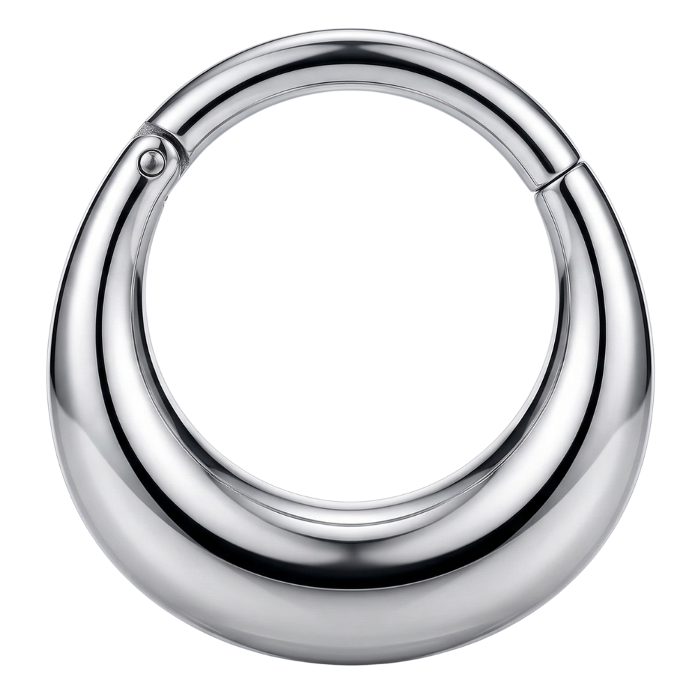 Stalowy Clicker Segmentowy Gruby - Kółko