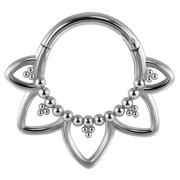 Steel Segmented Clicker Wreath With Balls - Circle