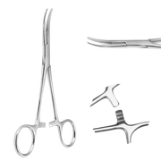 Pince à piercing - Courbée, 14,5 cm