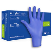 Powder-Free Nitrile Gloves - Mercator Nitrylex Basic