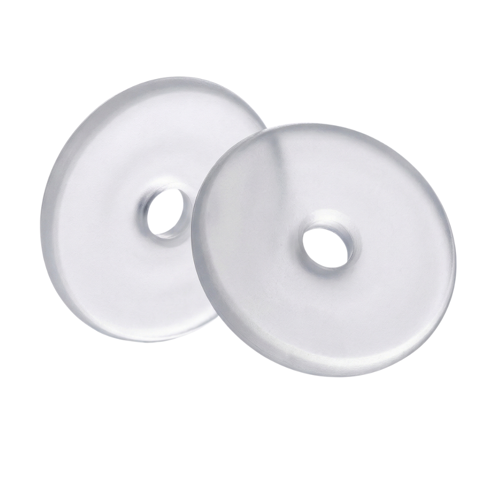 No-Pull Disc Healing Plates (2 pcs) - Medical Silicone for Granulation and Irritation