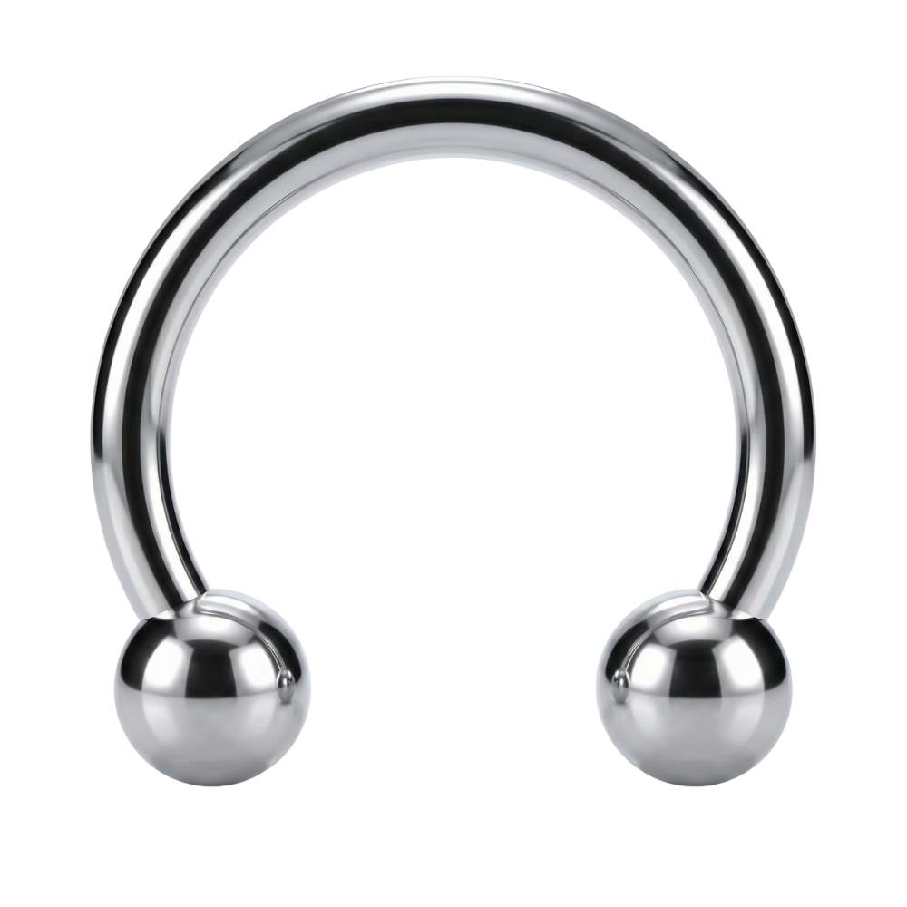 horseshoe piercing internal thread