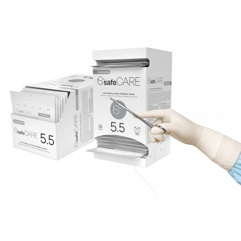 SafeCARE Powdered Sterile Surgical Gloves - 1 Pair